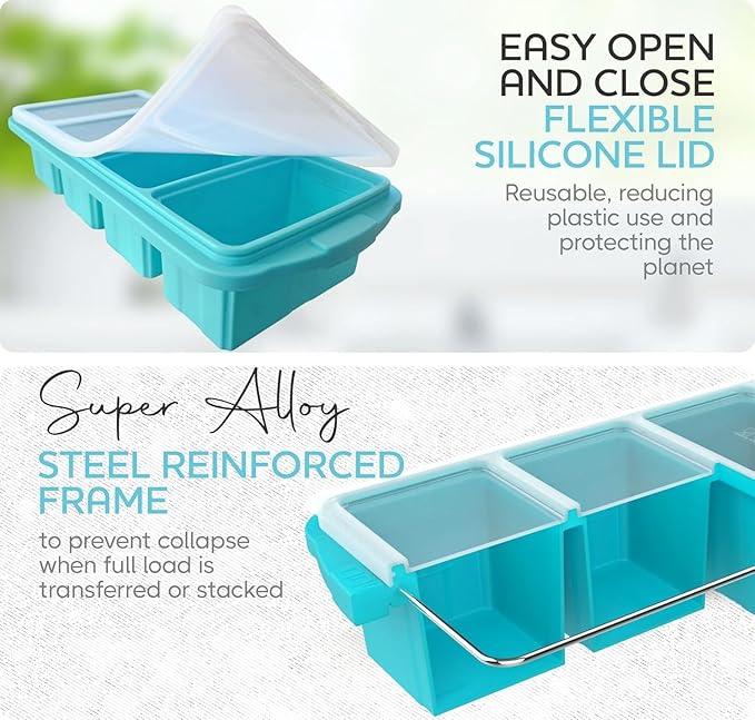 Silicone Freezer Tray With Lid