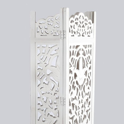 Lightnpro 4-Panel Wooden Room Divider 72"×72"