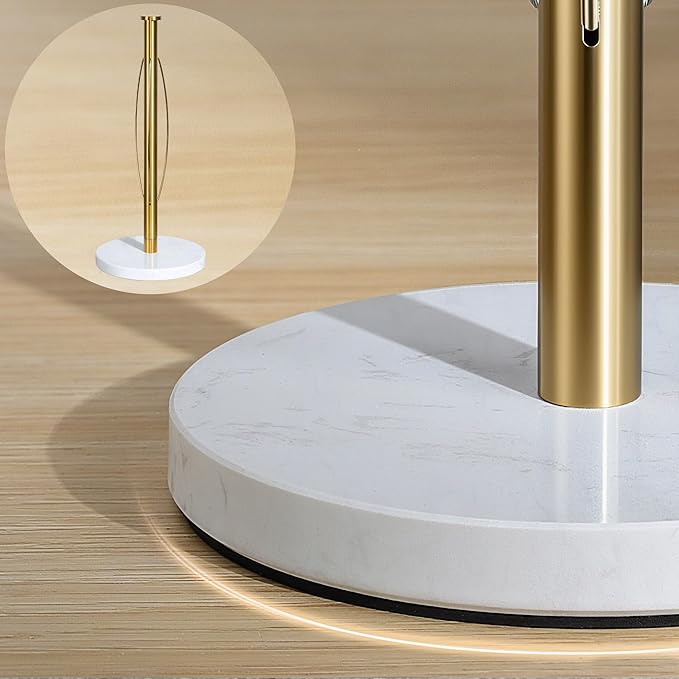 YIGII Marble Base Paper Towel Holder Countertop, Standing Paper Towel Holder