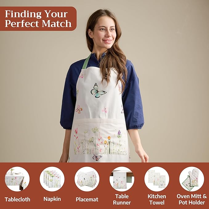 Maison d' Hermine 100% Cotton Apron