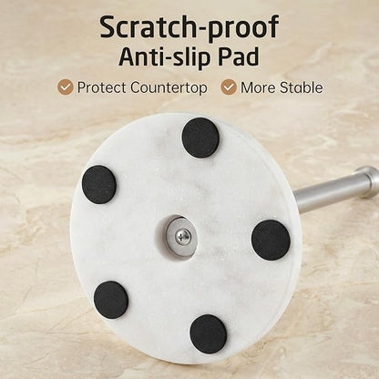 KES Anti-Slip Marble Paper Towel Holder Countertop