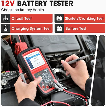Autel AL539B OBD2 Scanner, 3-in-1 Code Reader Battery Tester Avometer