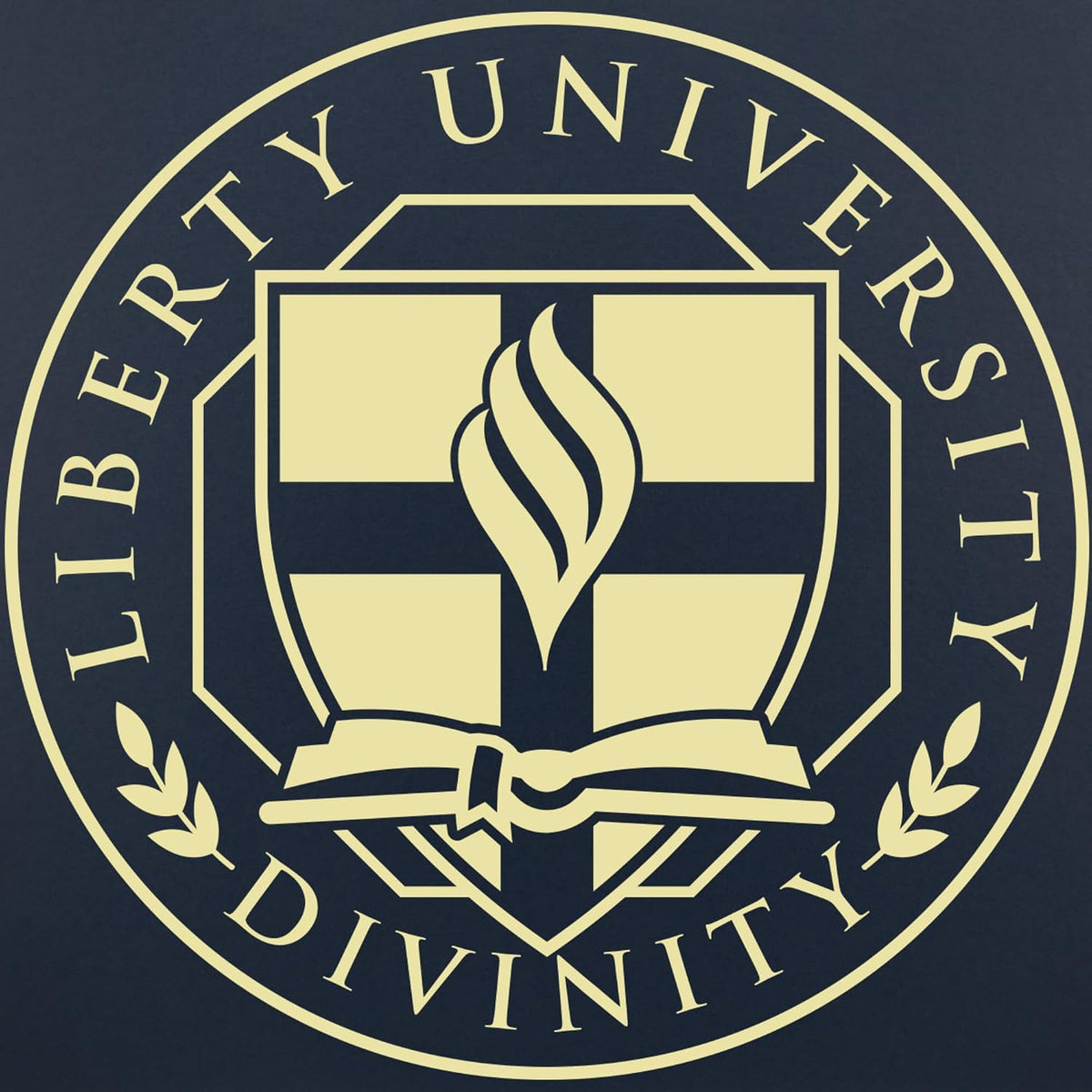 Liberty Divinity Gold Embossed Diploma Frame, 13 X 17, Cherry | Liberty University, School Of Divinity, Fits 13 X 17 Diploma, Vertical, Navy And Red Mats, Gold Embossed Official Seal