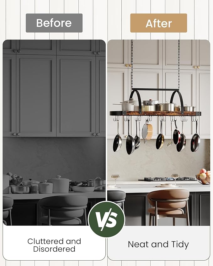 CHOEZON Hanging Pot Rack, Pot Hanger