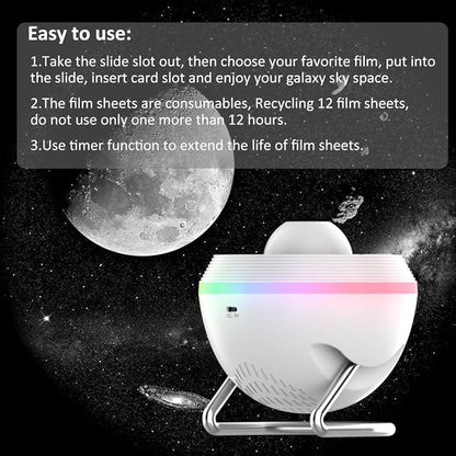 Galaxy Projector for Bedroom, 13 in 1 Planetarium Projector