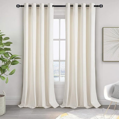 JIUZHEN Velvet Curtains for Bedroom