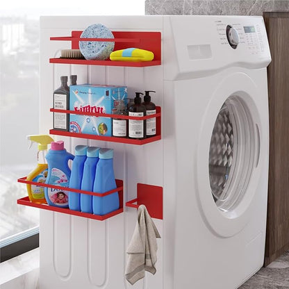 Magnetic Spice Rack For Refrigerator, Space Saving Magnetic Shelf For Fridge