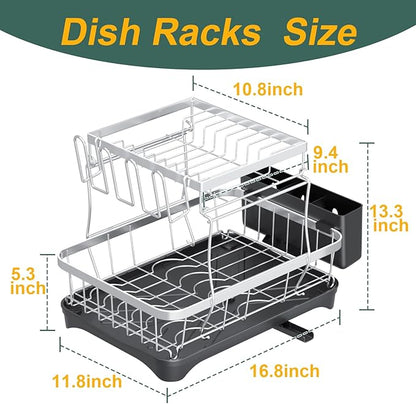 LIYI Dish Drying Rack, Large Dish Rack