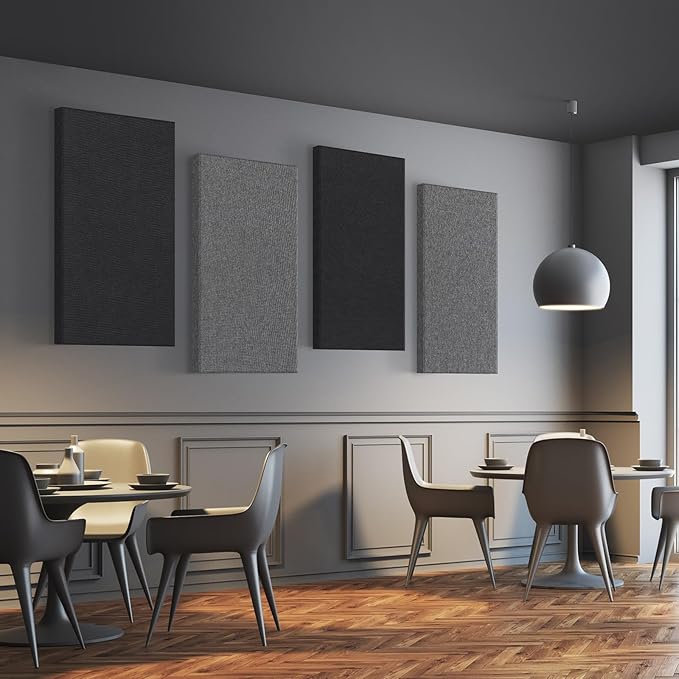 UMIACOUSTICS 2 PCS Acoustic Panel, 47.2" x 23.6" x 2" Fiberglass Sound Proof
