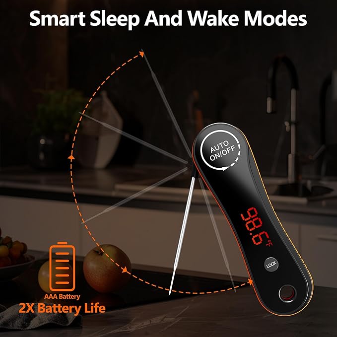 0.5s Instant Read Digital Meat Thermometer, Paysean ±0.5℉