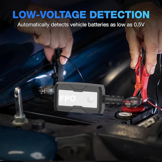 Type S 1A Smart Battery Charger & Maintainer, 6V & 12V Fully Automatic Trickle