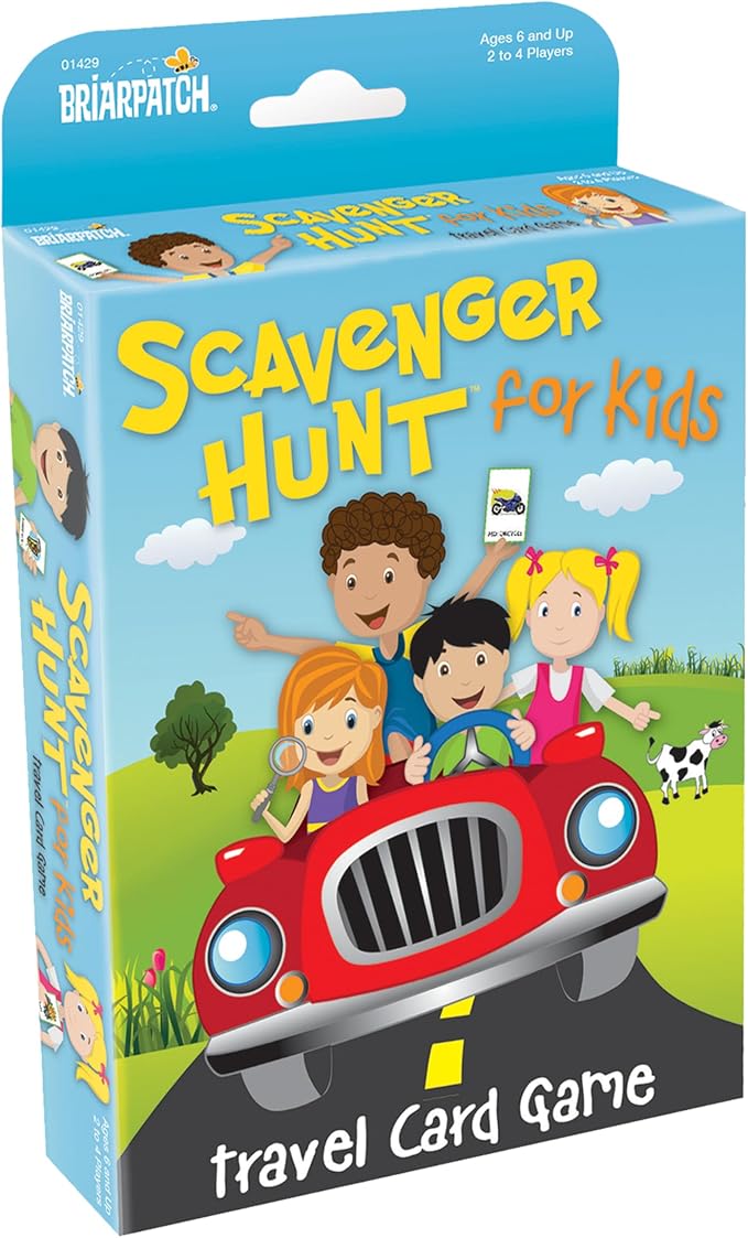 Briarpatch Travel Scavenger Hunt Card Game for Kids, Activities for Family Vacations, Road Trips and Car Rides, Ages 6 and Up