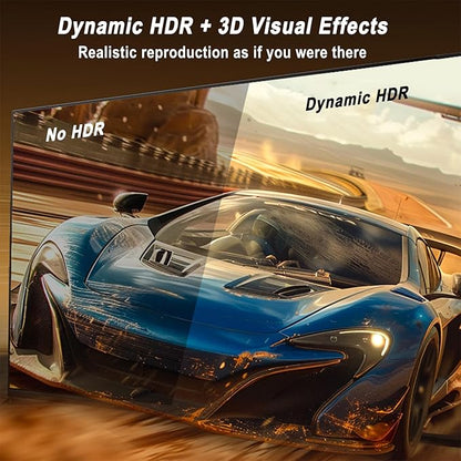 Y.D.F 8K@60Hz DisplayPort Switcher 3 in 1 Out DP1.4 32.4Gbps Data Transfer