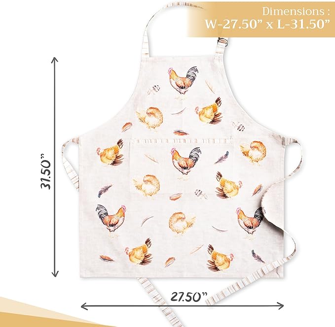 Maison d' Hermine 100% Cotton Apron
