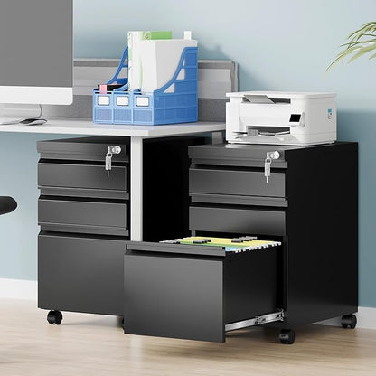3 Drawer Mobile File Cabinet