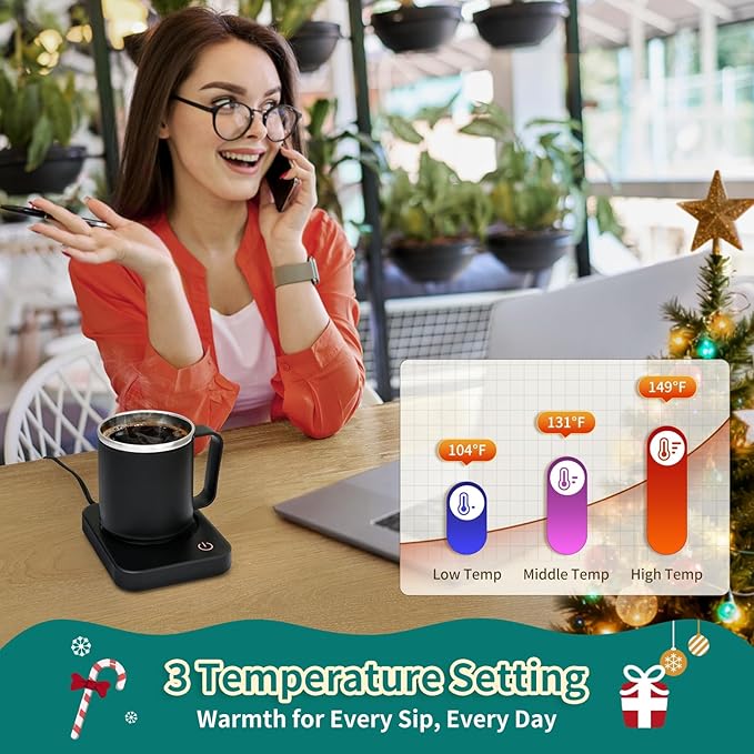 VOBAGA Coffee Mug Warmer for Desk