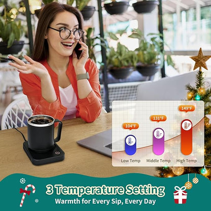 VOBAGA Coffee Mug Warmer for Desk