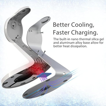 3 in 1 Charging Station for Apple Devices, Mag-Safe Charger Stand Fast Charging