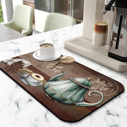 Coffee Bar Mat, Fits Under Coffee Machine