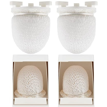 4 Pack Gas Mantles for Outdoor Gas Lamps Preformed Gaslight Mantles for Lamp Post, White