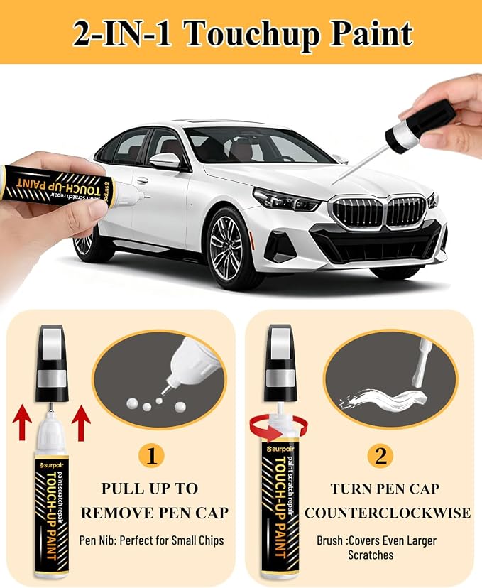 Deep Blue Pearl RAY Touch up Paint for Nissan OEM Color Match Car Scratch Repair Kit for Nicks & Chips Scratches Quick & Easy Paint Fix 2-In-1 Car Scratch Remover Pen