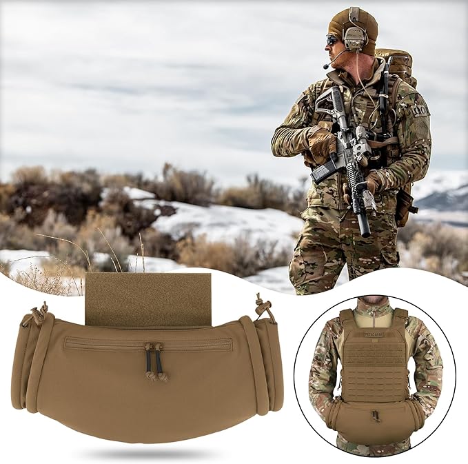 PETAC GEAR Tactical Hand Warmer,Portable Drop Hanger Waist Handwarmer Pouch for Hunting Golf Camping Fishing, Hiking, Football Winter Outdoor Field Survival.