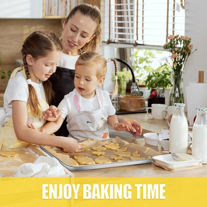 Terlulu Baking Sheet, Cookie Sheet, Stainless Steel Baking Pan, 2 Piece-19.6''x