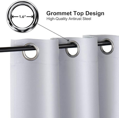 ChrisDowa Grommet Room Darkening Curtains
