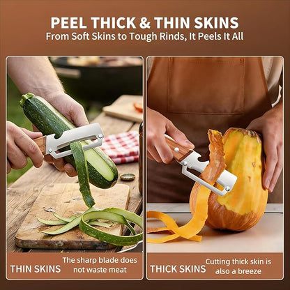 3 Pack 2 in 1 Multi-Functional Vegetable Peeler