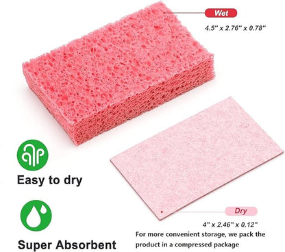 ARCLIBER Cleaning Scrub Sponge, Cellulose Non-Scratch