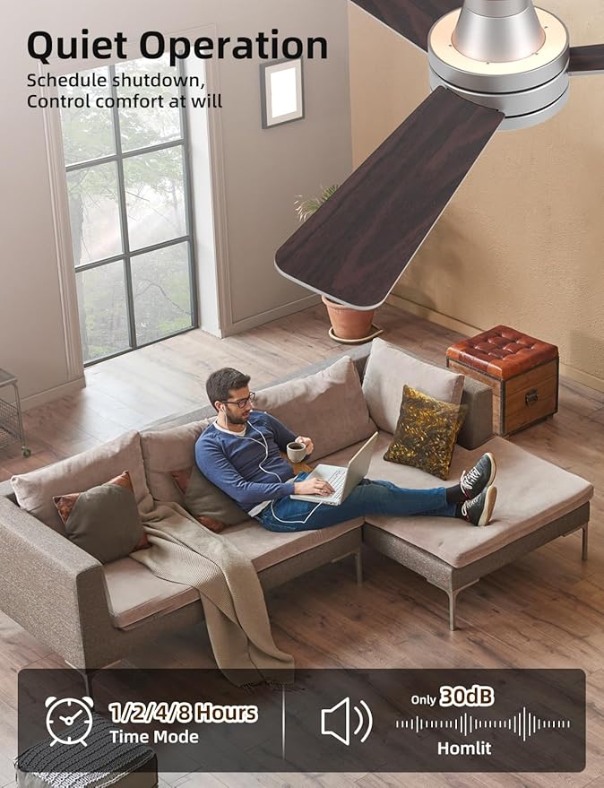 Homlit 42 inch RGB Ceiling Fan