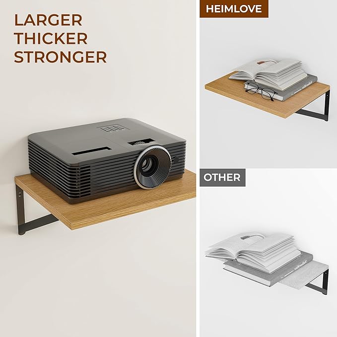Heimlove 24" W x 12" D Wall Shelves