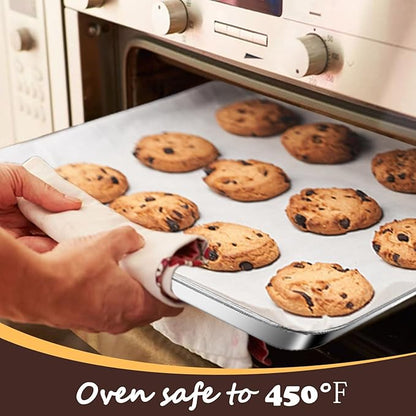 Baking Sheet with Racks Set, Stainless Steel Baking Sheets with Cooling Racks