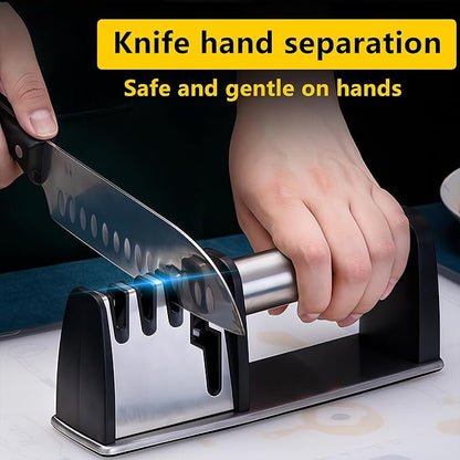 Knife Sharpeners, 4 in 1 Professional Chef's Kitchen Knife Accessories