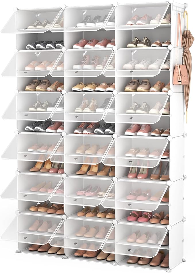 ROJASOP Portable Shoe Rack Organizer