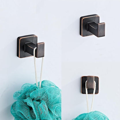 Bathroom Hardware Set 4 Pieces, Oil Rubbed Bronze Bathroom Accessories Set