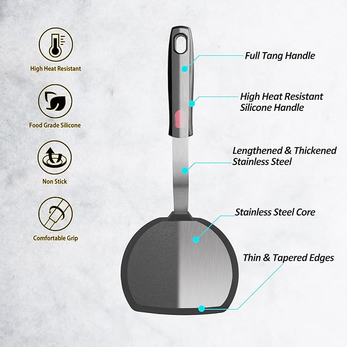 Silicone Pancake Spatula Turner