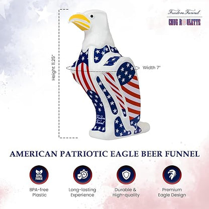 Freedom Funnel – Patriotic Eagle Beer Funnel