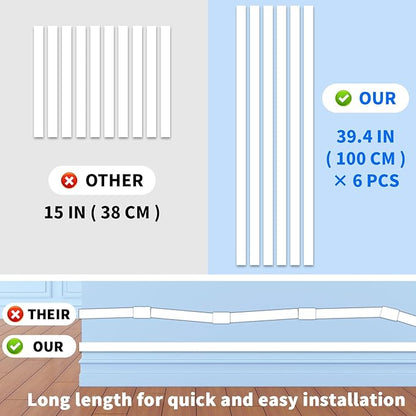 Extra-Long Paintable Cord Cover Hider