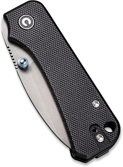 CIVIVI Baby Banter Pocket Folding Knife for EDC, 2.34" Blade Small Knife with Titanium Thumb Stud Opener C19068S-1