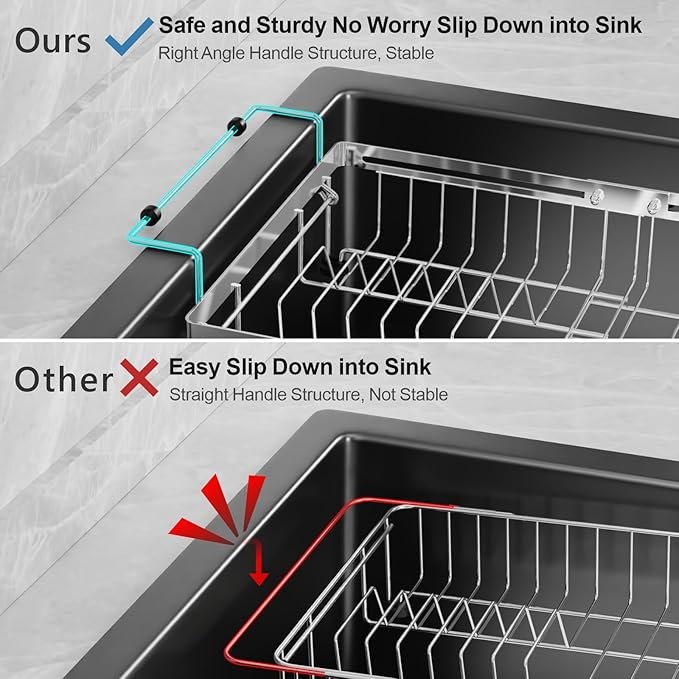 GSlife Over Sink Dish Drying Rack