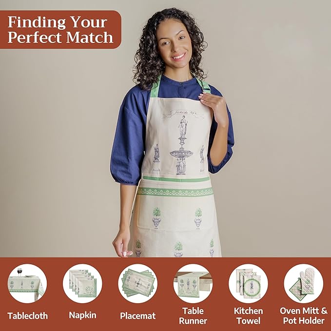 Maison d' Hermine 100% Cotton Apron