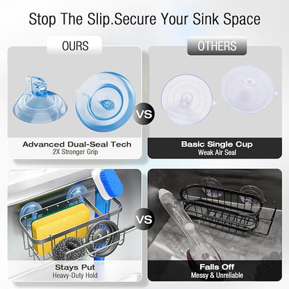 3-in-1 Kitchen Sink Caddy Organizer