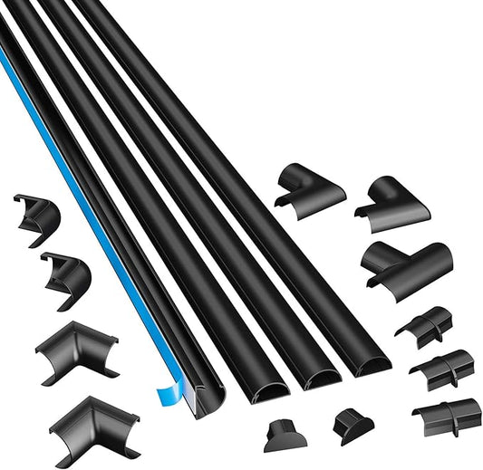 D-Line 13.12ft Cord Hider Kit, Patented Cable Cover, Hide Wires on Wall