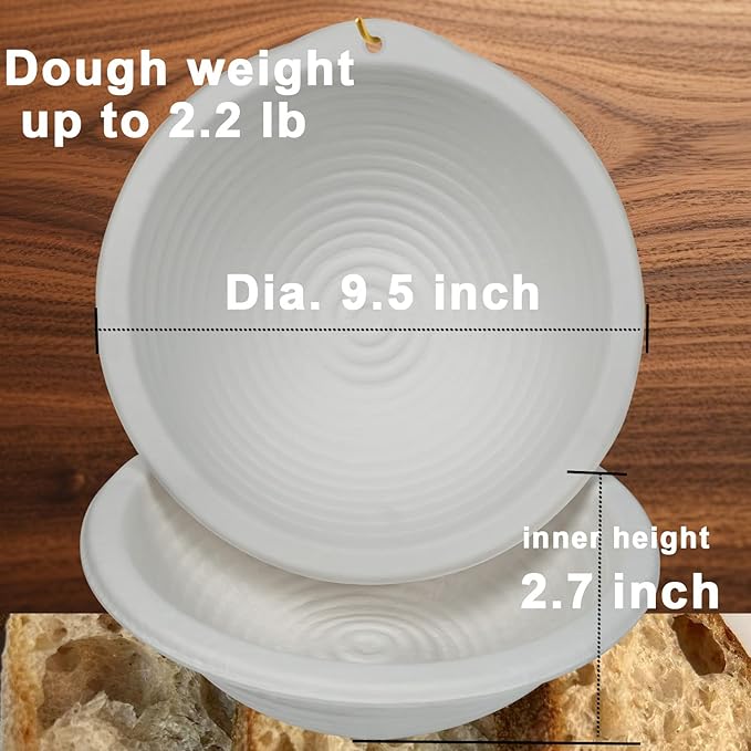 9 Inch Pulp Sourdough Banneton Bread Proofing Basket