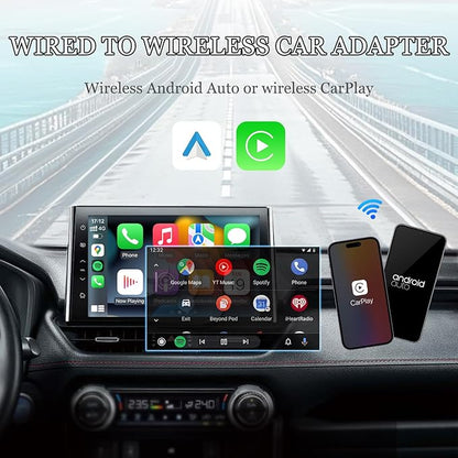 Carplay Adapter for Mitsubishi Eclipse Cross 2018 2019 2020 2021 2022 2023 2024, Plug & Play Car Interface Dongle Carplay Box Supports Navigation Music & Voice Control Stable and Easy to Use