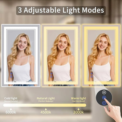 36"x36" LED Bathroom Mirror