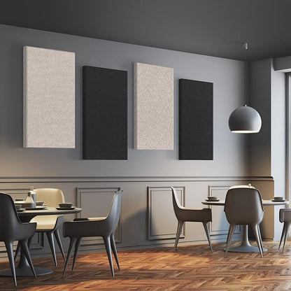 UMIACOUSTICS 2 PCS Acoustic Panel, 47.2" x 23.6" x 2" Fiberglass Sound Proof