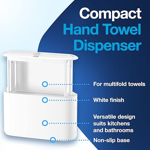 Tork Xpress Paper Towel Dispenser and Tork Extra Soft Multifold Hand Towels