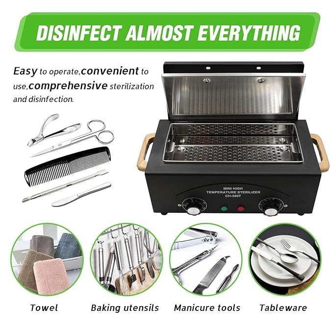 High Temperature Metal Tool Cleaning Box, 110V 300W 1.5L